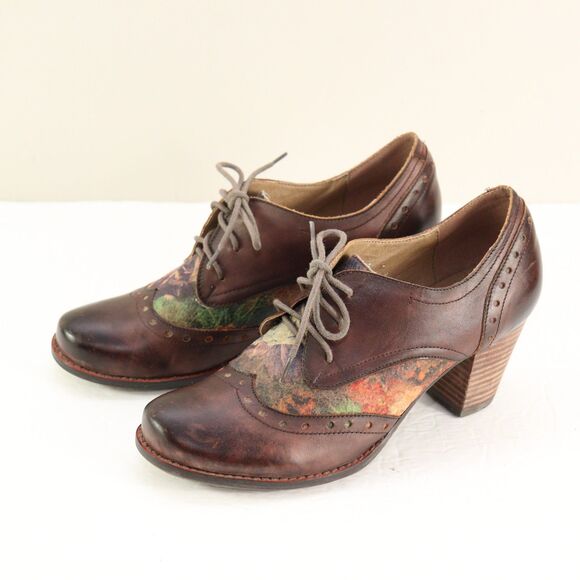 L' ARTISTE-Spring Step MARIVEL Oxford Leather Shoes 38 - Picture 2 of 7